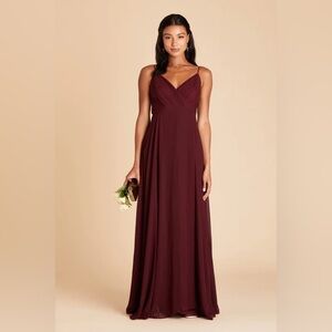 NWT Birdy Grey Kaia Dress in Chiffon Cabernet